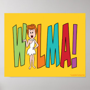 Flintstones WILMA! Poster