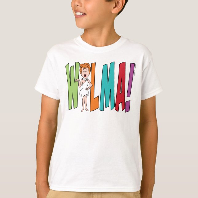 Flintstones | WILMA! T Shirt (Framsida)