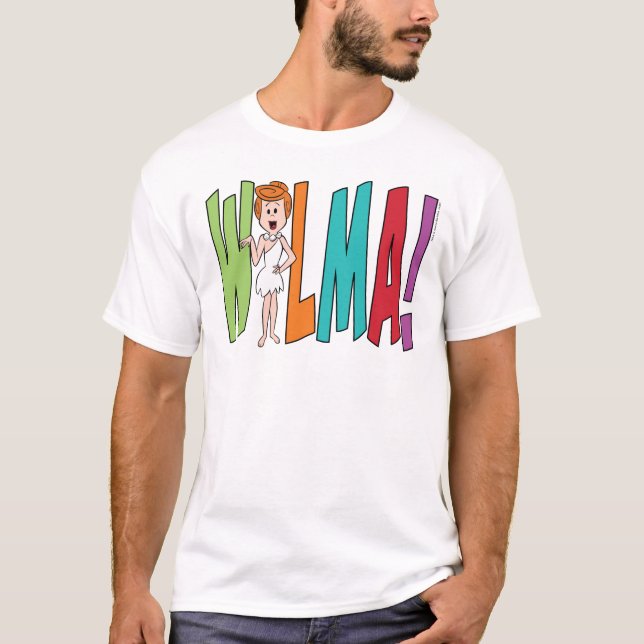 Flintstones | WILMA! T Shirt (Framsida)