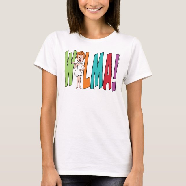 Flintstones | WILMA! T Shirt (Framsida)