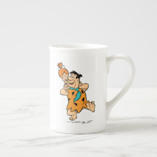 Flintstonesna Fred & småstenFlintstone Benporslin Mugg