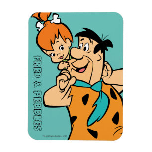 Flintstonesna Fred & småstenFlintstone Magnet