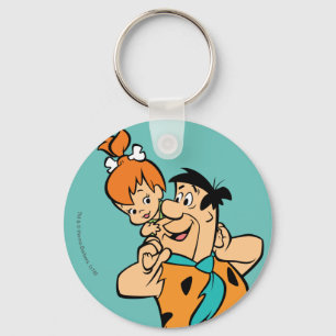 Flintstonesna Fred & småstenFlintstone Nyckelring