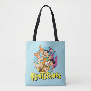 Flintstonesna och den grafiska spillrorfamiljen tygkasse