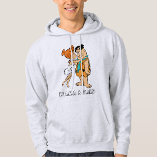 Flintstonesna   Wilma som kysser Fred Munkjacka