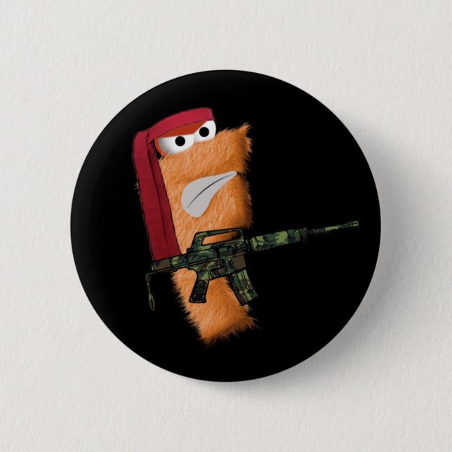 Flip-Bo knäppas (svarten)! Knapp (Framsida)