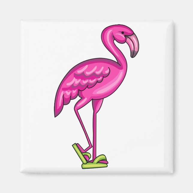 Flip Flamingo Magnet (Framsidan)