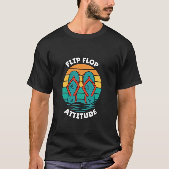 Flip Flop Attityd - Florida Beach Life Tröja (Framsida)