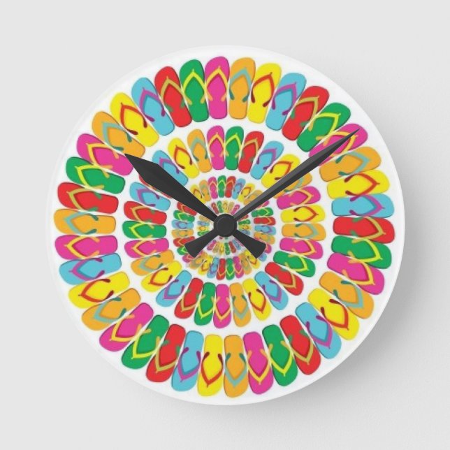 FLIP FLOP CLOCK RUND KLOCKA (Framsida)
