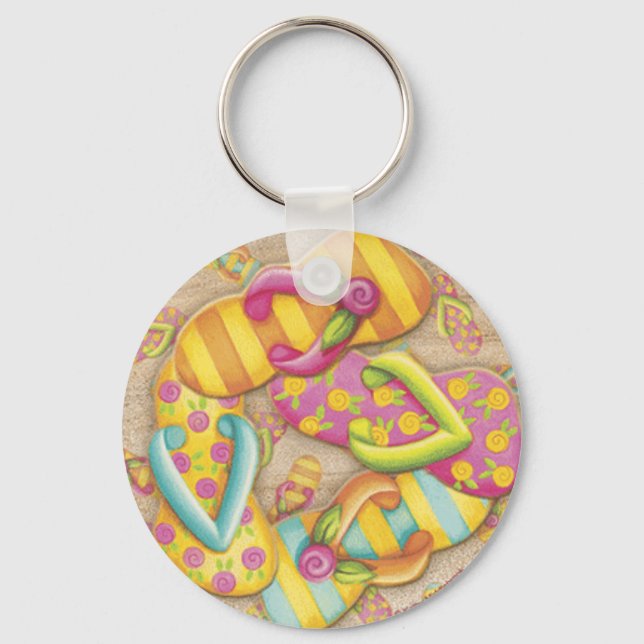 FLIP FLOP KEYCHAIN NYCKELRING (Framsida)