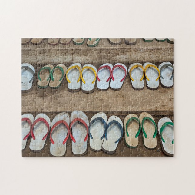 Flip Flop-sandaler Pussel (Horisontell)