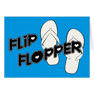 Flip Flopper Hälsningskort