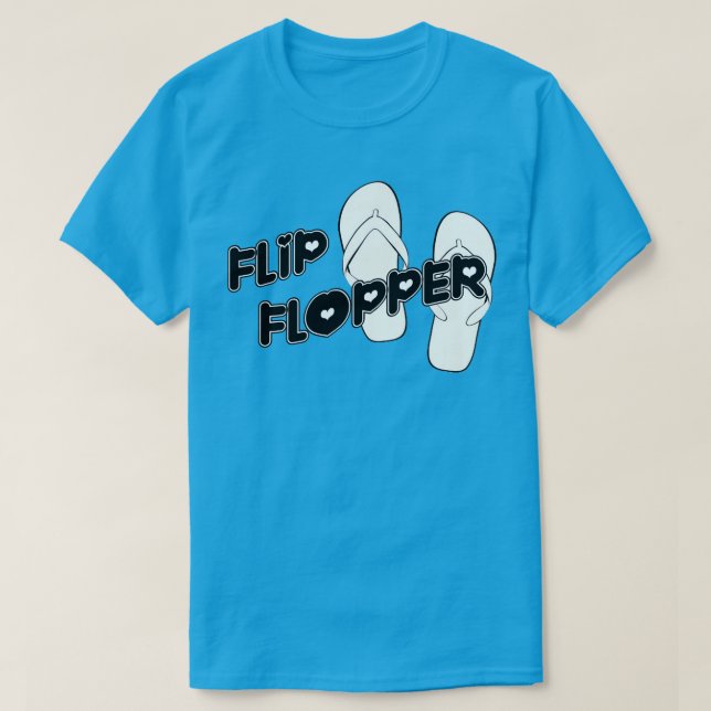 Flip Flopper Tee Shirt (Design framsida)