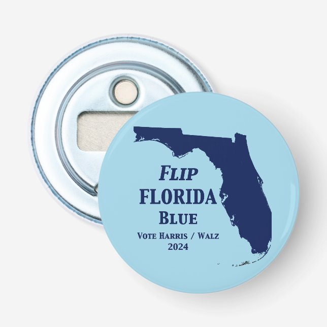 Flip Florida Blue 2024 Flasköppnare (Framsidan)