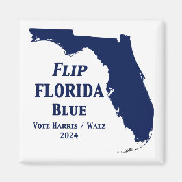 Flip Florida Blue 2024 Magnet