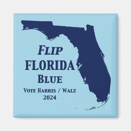 Flip Florida Blue 2024 Magnet