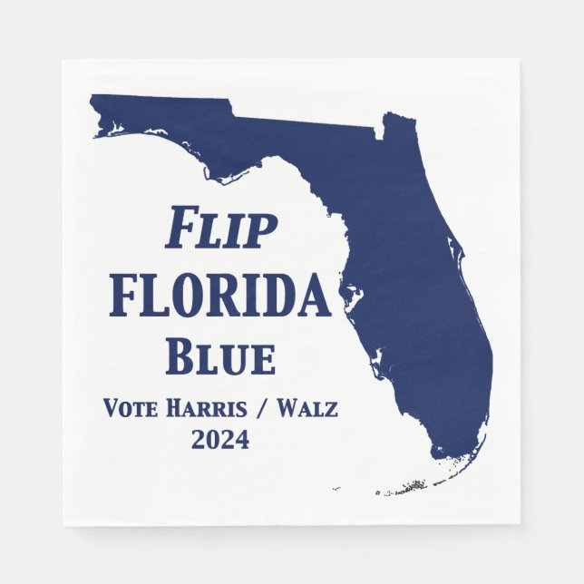 Flip Florida Blue 2024 Pappersservett (Framsidan)