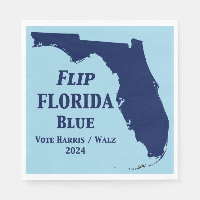 Flip Florida Blue 2024 Pappersservett (Framsidan)
