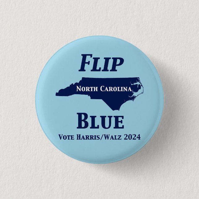 Flip North Carolina Blue 2024 Knapp (Framsida)