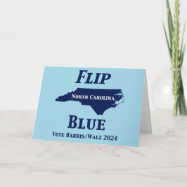 Flip North Carolina Blue 2024 Kort