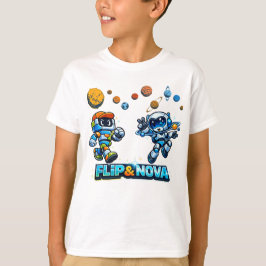 FLIP & NOVA: Galaxy Learning Adventure T Shirt