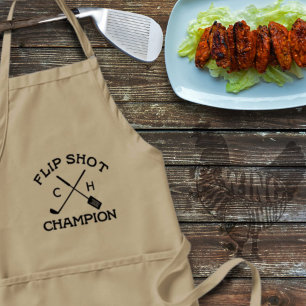 Flip Shot Champion Golf BBQ Apron for Golfers Förkläde