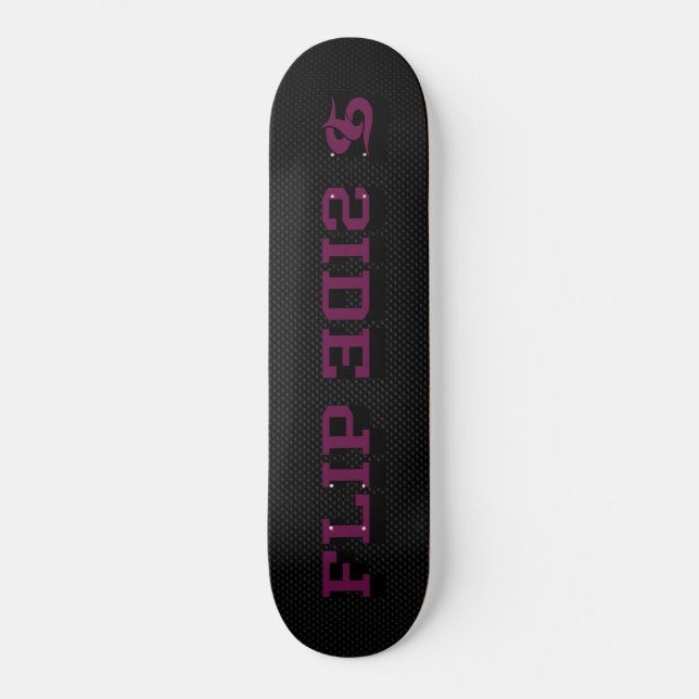 FLIP SIDE 3D MINI SKATEBOARD BRÄDA 18,5 CM (Framsida)