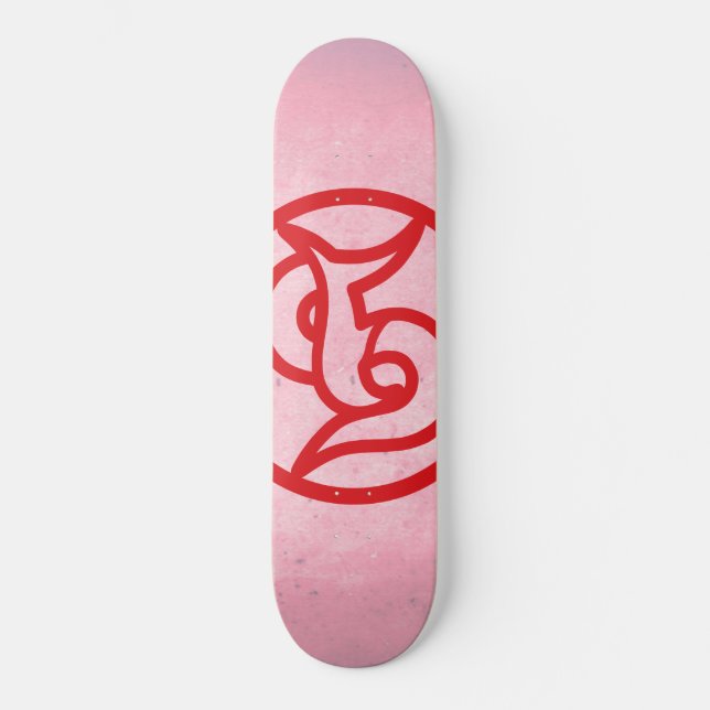 Flip Side Circlered Mini Skateboard Bräda 18,5 Cm (Framsida)