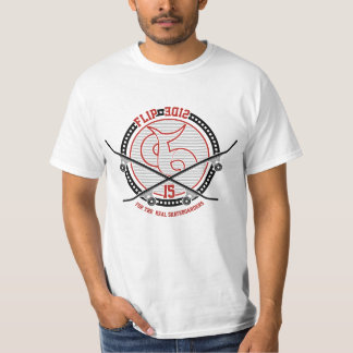 Flip Side For The Real Skateboarders T Shirt