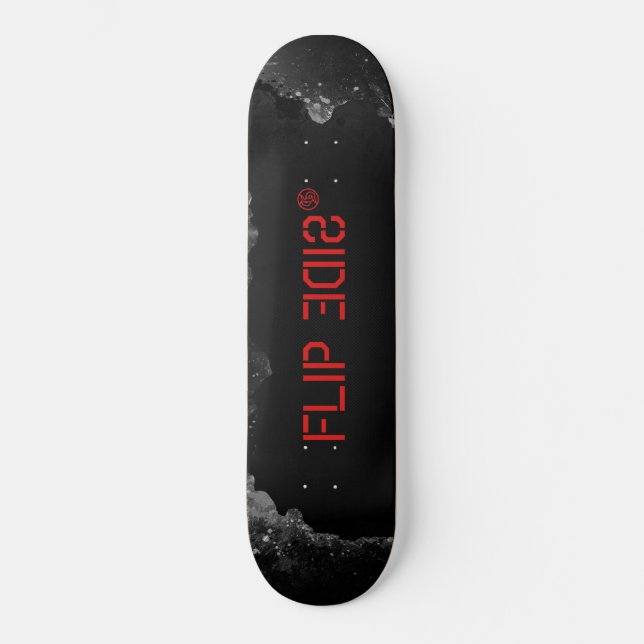 FLIP SIDE GRUNGE HF MINI SKATEBOARD BRÄDA 18,5 CM (Framsida)