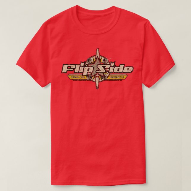 Flip Side Pinball Pub 2017 T Shirt (Design framsida)