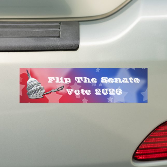 Flip The Senate Vote 2026 Bildekal (På Bil)