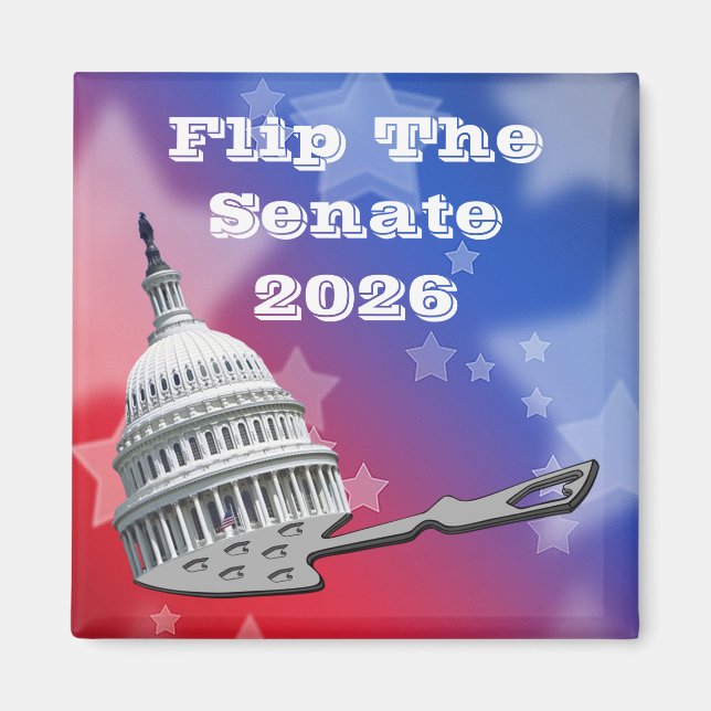 Flip The Senate Vote 2026 Magnet (Framsidan)