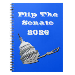 Flip The Senate Vote Blue 2026 Anteckningsbok