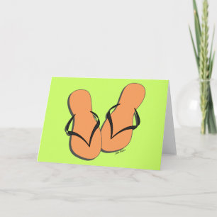 Flipmisslyckande Notecard Kort