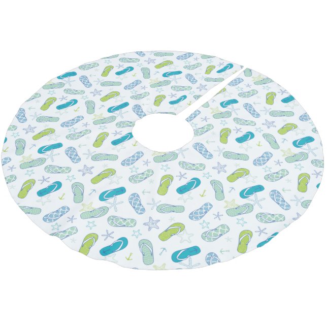 Flipmisslyckandemönster Julgransmatta Borstad Polyester (Vinklad)