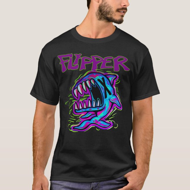 Flipper rolig t shirt (Framsida)