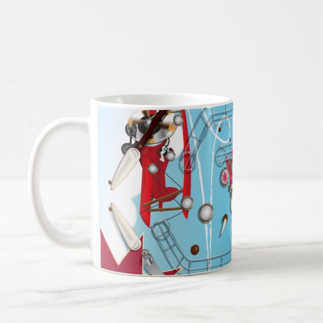 Flippermaskin Kaffemugg (Vänster)