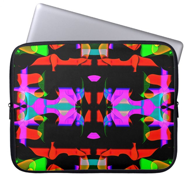 Flippiges cooles buntes Top Design für Laptop Fodral (Framsidan)