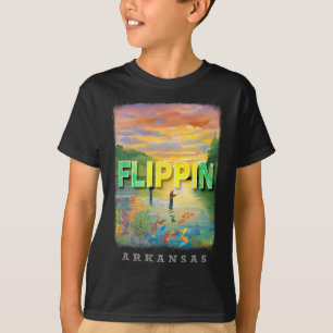 Flippin Arkansas Ar Fiskeparadis Sd760  T Shirt