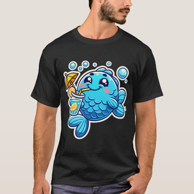 Flippin 'N Sippin ' T Shirt (Framsida)