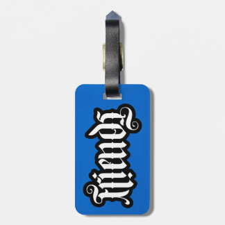 FlipScript Ambigram Luggage Tag Bagagebricka