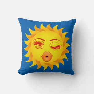 Flirrating Sol Emoji, Sol Kiss, Sol Worshipers Kudde
