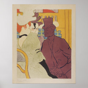 Flirt (Engelsman) av Toulouse Lautrec Poster