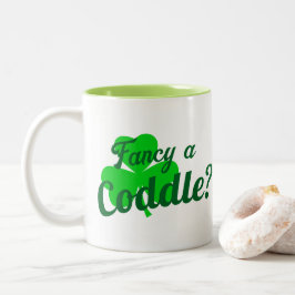 Flirt Finare A Coddle Cuddle Funny Irish Saming Två-Tonad Mugg