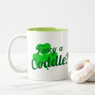 Flirt Finare A Coddle Cuddle Funny Irish Saming Två-Tonad Mugg