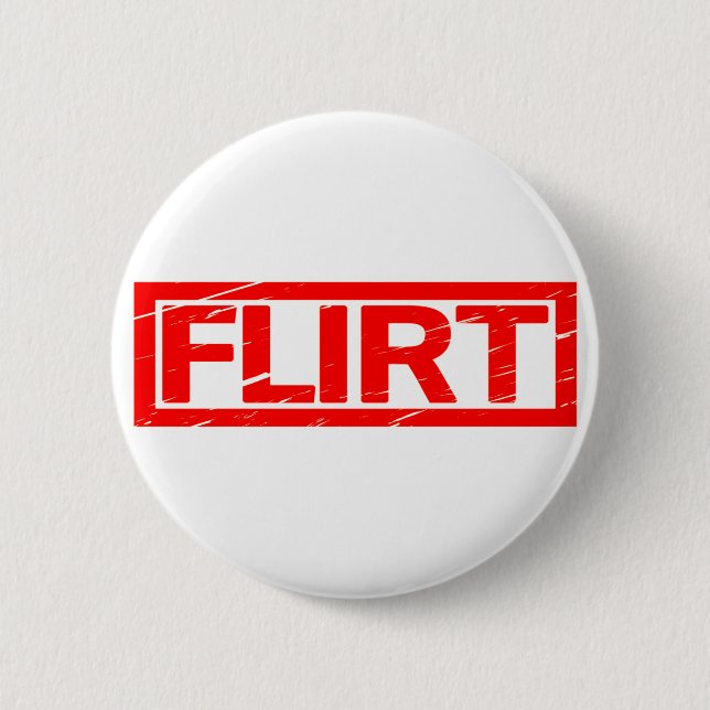 Flirt Frimärke Knapp (Framsida)