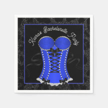 Flirtig blå korsett 