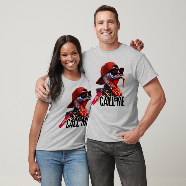 "Flirtin" Fowl - ring mig kanske" T Shirt (Unisex)