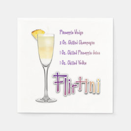 Flirtini Pineapple Mimosa Cocktail Recipe Art Pappersservett
